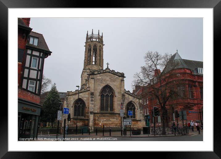 All Saints Pavement Framed Mounted Print by GJS Photography Artist