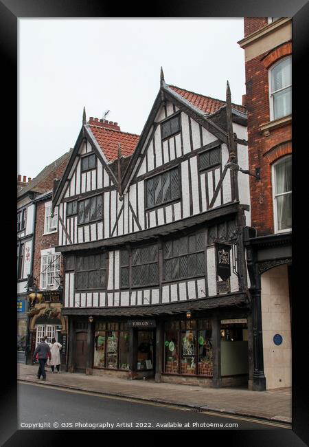 York Gin Framed Print by GJS Photography Artist