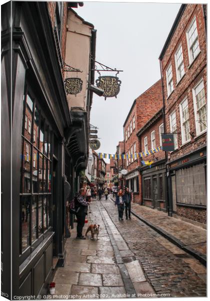 Up The Shambles Canvas Print by GJS Photography Artist