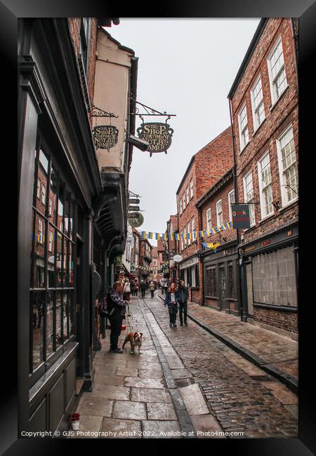 Up The Shambles Framed Print by GJS Photography Artist