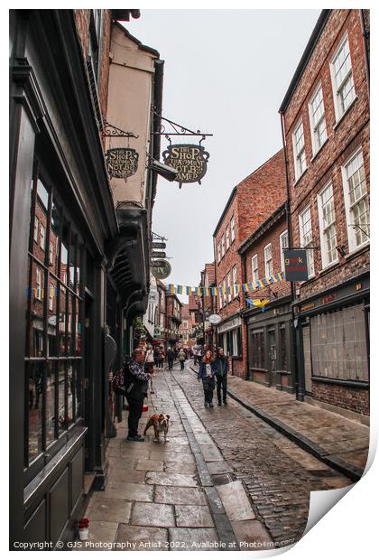 Up The Shambles Print by GJS Photography Artist
