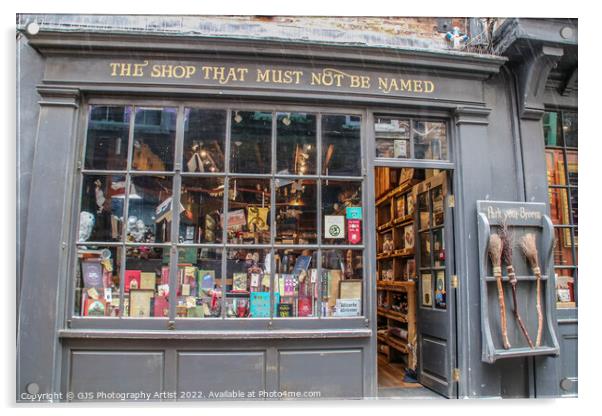 The Shop That Must Not Be Named Acrylic by GJS Photography Artist