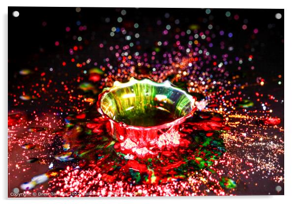 Sparkling Crown Acrylic by Drew Gardner