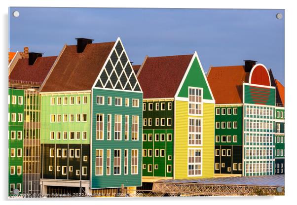 Colourful Amsterdam Acrylic by Owen Edmonds