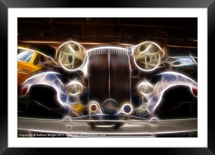 Classic old timer Framed Mounted Print by Nathan Wright