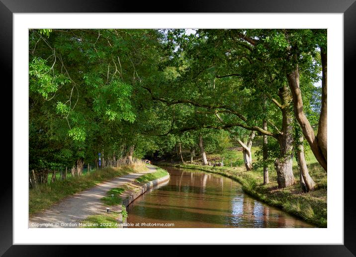 The Brecon and Monmouthshire Canal, Llangynidr  Framed Mounted Print by Gordon Maclaren