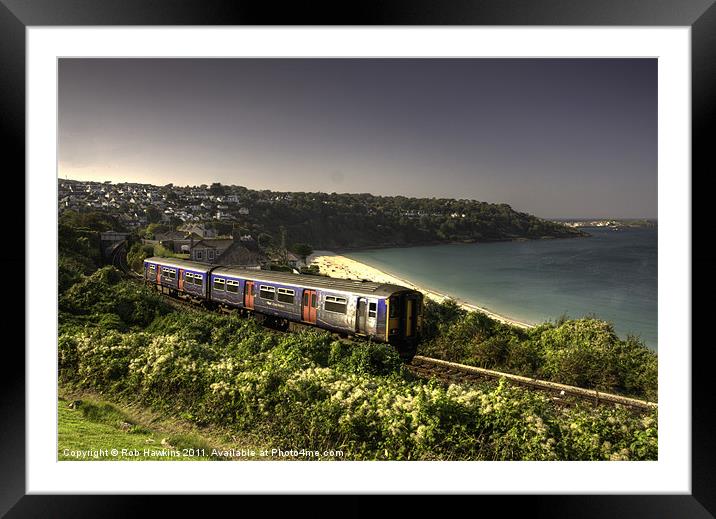 Sprinter at Carbis Bay Framed Mounted Print by Rob Hawkins