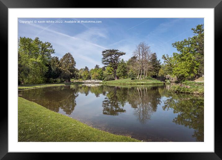 Gardens in Cobham Surrey Framed Mounted Print by Kevin White