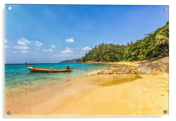 Banana Beach, Phuket, Thailand Acrylic by Kevin Hellon