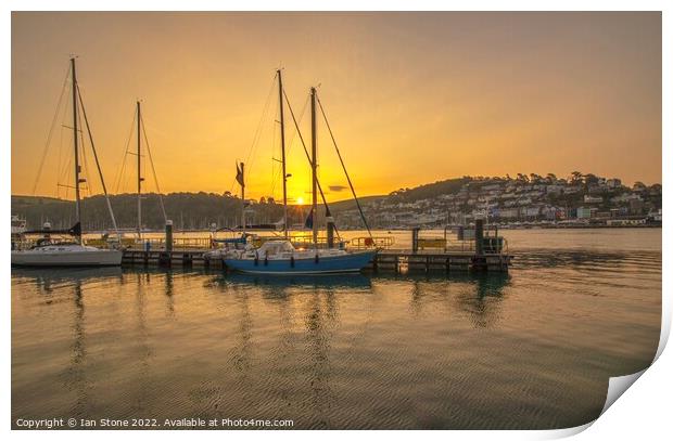 Serene Dartmouth Sunrise Print by Ian Stone