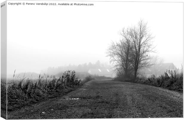 spring fog     Canvas Print by Ferenc Verebélyi