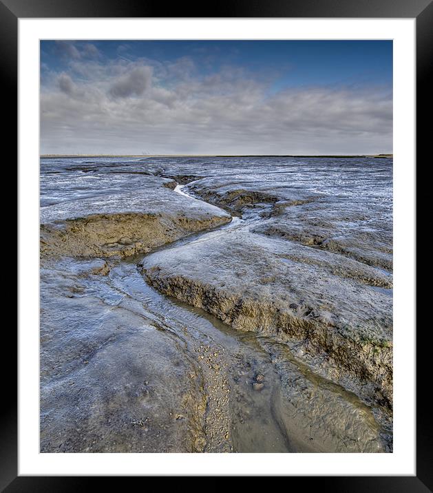 Saltings channel Framed Mounted Print by Gary Eason