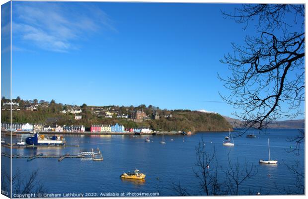 Tobermory, Isle of Mull Canvas Print by Graham Lathbury