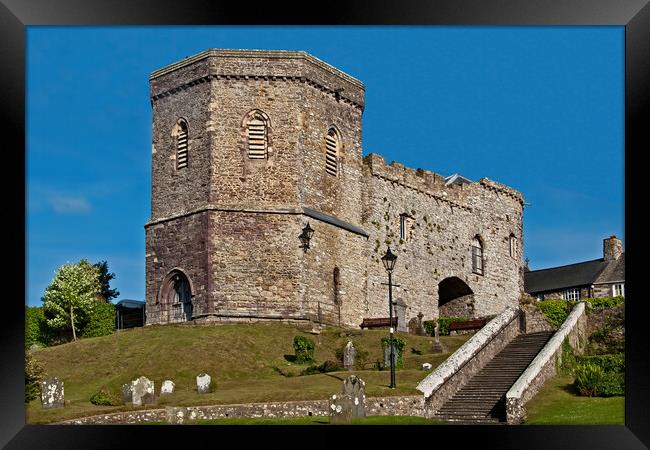 Tower Gate at St David's Framed Print by Joyce Storey