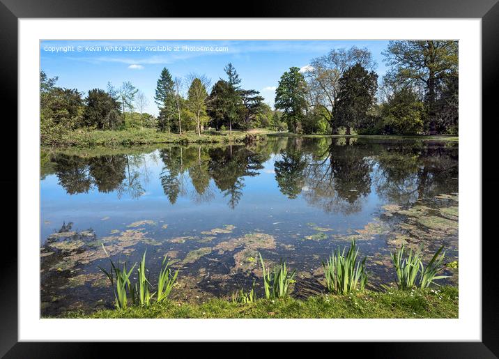 Edge of the lake Framed Mounted Print by Kevin White