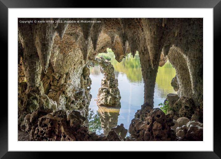 The Grotto at Painshill Framed Mounted Print by Kevin White