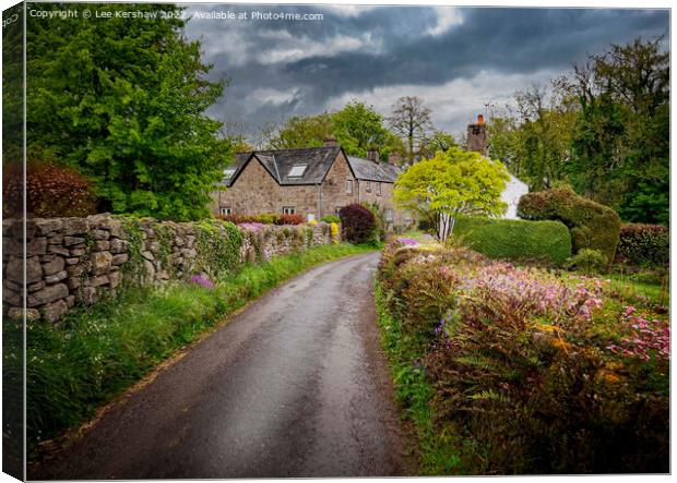 Serene Beauty of Wye Valley Countryside Canvas Print by Lee Kershaw