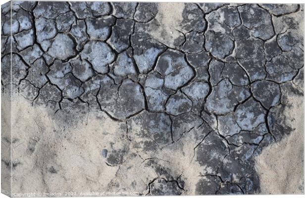 Cracks in the sand, Opal Coast Canvas Print by Imladris 