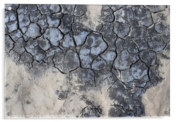 Cracks in the sand, Opal Coast Acrylic by Imladris 