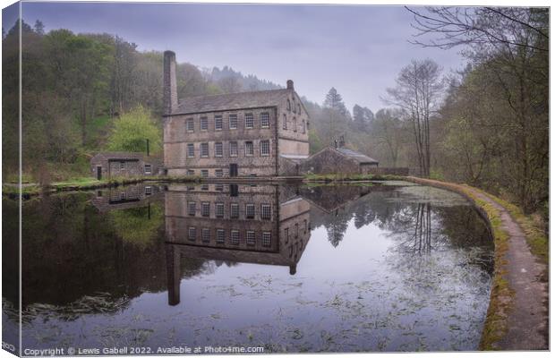 Gibson Mill at Hardcastle Crags, Hebden Bridge Canvas Print by Lewis Gabell