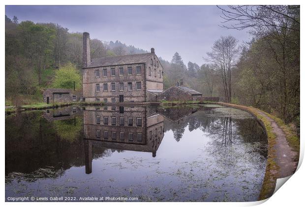 Gibson Mill at Hardcastle Crags, Hebden Bridge Print by Lewis Gabell