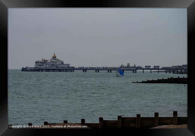 Eastbourne Pier in May Framed Print by Mark Ward