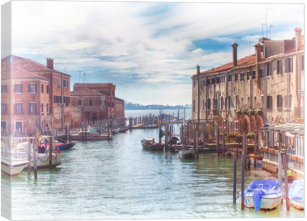 Morning in Guidecca - Venice Canvas Print by Philip Openshaw