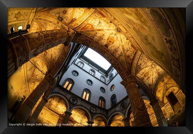 Palazzo Vecchio in Florence, Italy Framed Print by Sergio Delle Vedove