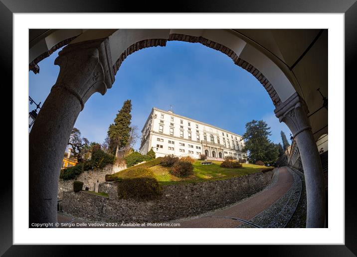 The castle of Udine, Italy Framed Mounted Print by Sergio Delle Vedove