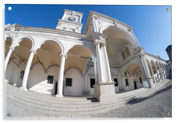  Loggia of San Giovanni in Udine, Italy Acrylic by Sergio Delle Vedove