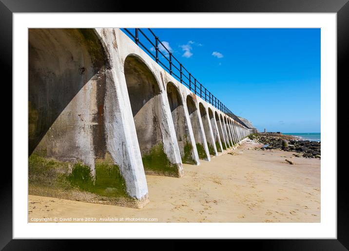 Sunny Sands Arches Framed Mounted Print by David Hare