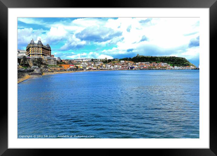 Scarborough, North Yorkshire, UK. Framed Mounted Print by john hill