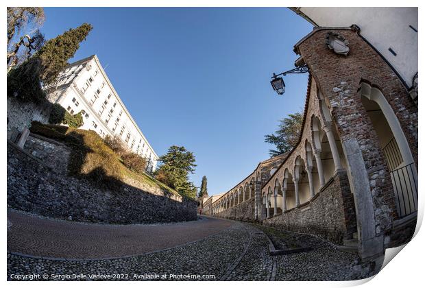 The castle of Udine, Italy Print by Sergio Delle Vedove