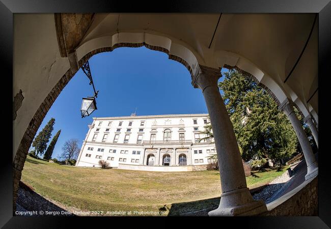 The castle of Udine, Italy Framed Print by Sergio Delle Vedove