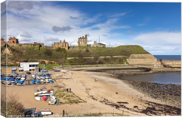 Prior's Haven, Tynemouth Canvas Print by Jim Monk