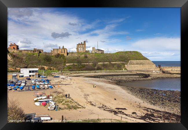 Prior's Haven, Tynemouth Framed Print by Jim Monk