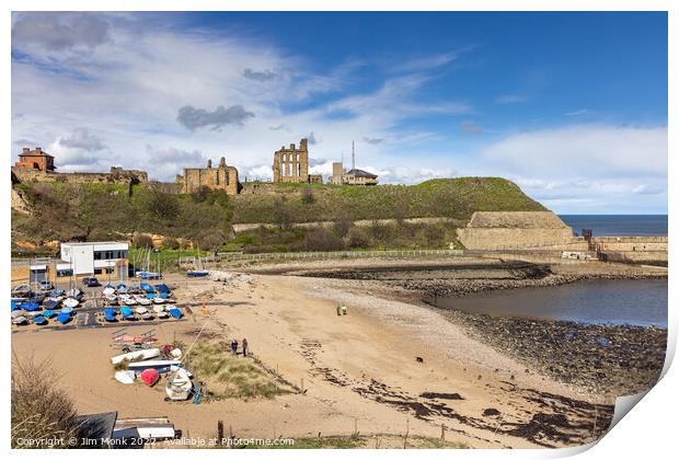 Prior's Haven, Tynemouth Print by Jim Monk
