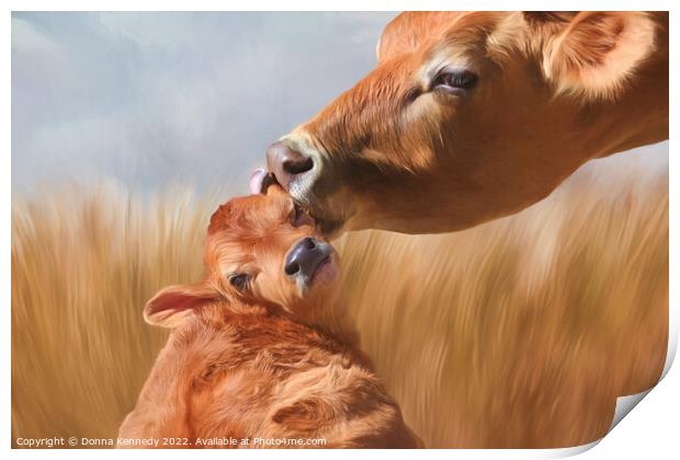 Let Mom Clean Your Ears Print by Donna Kennedy