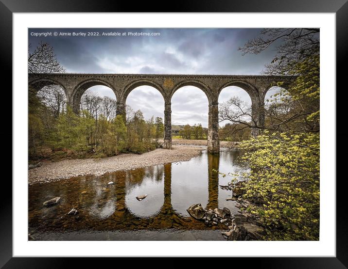 Lambley Viaduct Framed Mounted Print by Aimie Burley