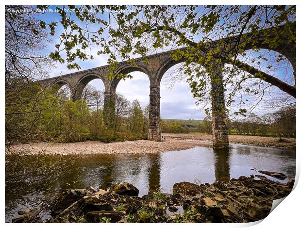 Northumberland viaduct  Print by Aimie Burley
