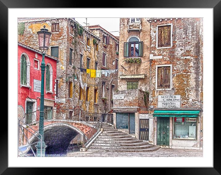 San Polo - Venice Framed Mounted Print by Philip Openshaw