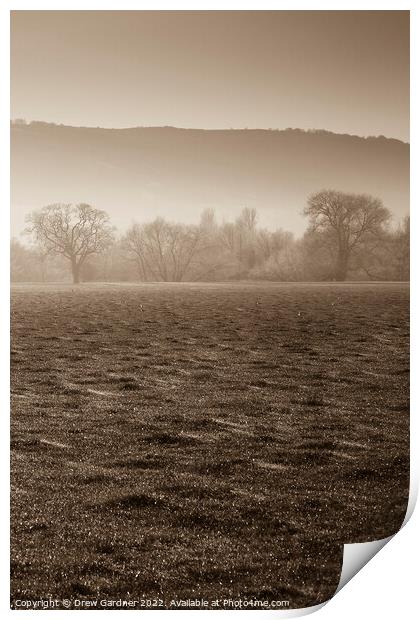 Yorkshire Mist Print by Drew Gardner