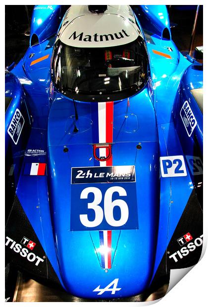 Alpine A470-Gibson Sports Motor Car Print by Andy Evans Photos