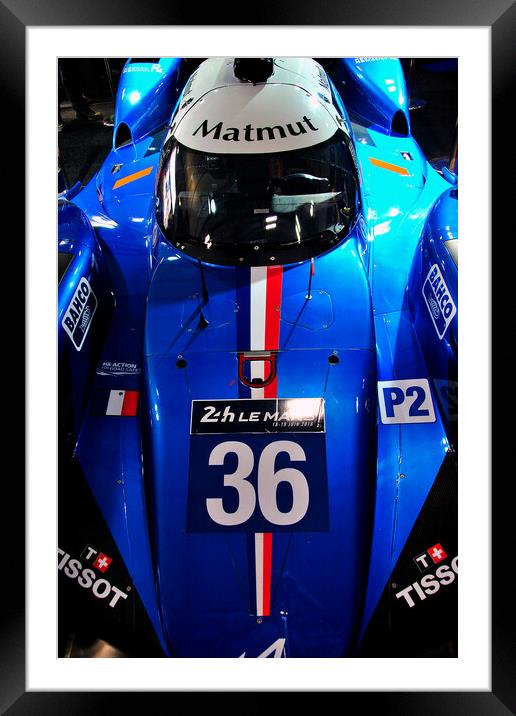 Alpine A470-Gibson Sports Motor Car Framed Mounted Print by Andy Evans Photos