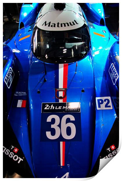Alpine A470-Gibson Sports Motor Car Print by Andy Evans Photos