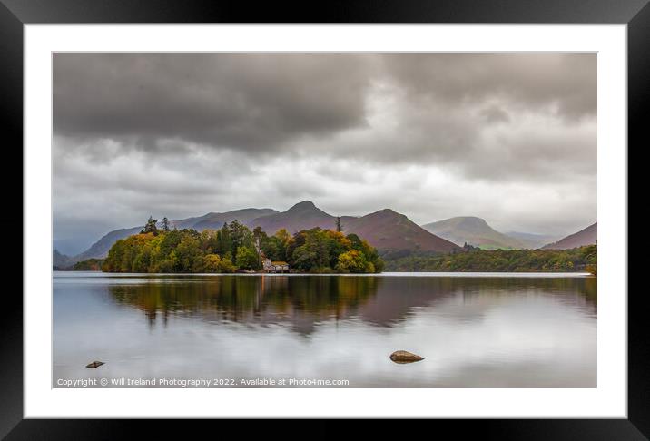 Lake District - Derwent Ilse on Derwent Water Framed Mounted Print by Will Ireland Photography