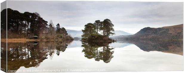 Lake District - Otter Island on Derwent Water Canvas Print by Will Ireland Photography
