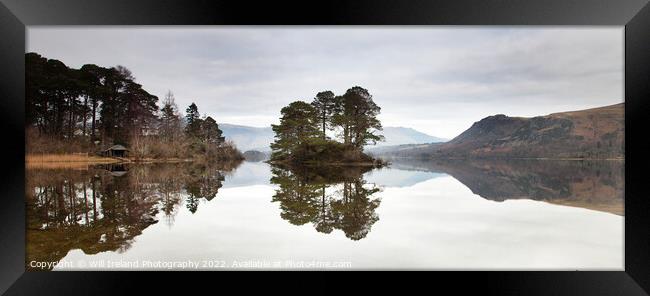 Lake District - Otter Island on Derwent Water Framed Print by Will Ireland Photography