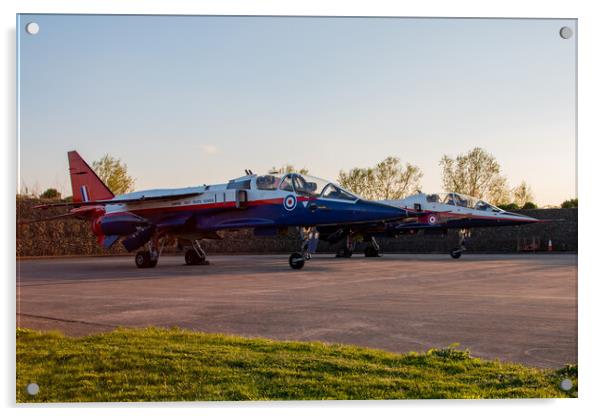 Sepecat Jaguars Acrylic by J Biggadike