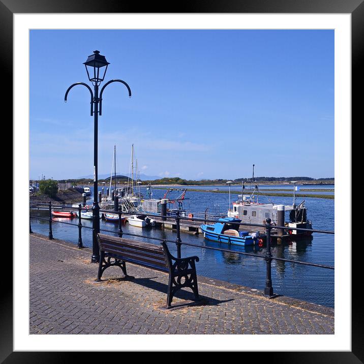 Irvine harbour Framed Mounted Print by Allan Durward Photography